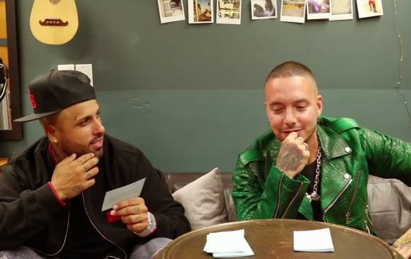 Balvin y Nicky cantaron juntos en The Tonight Show. FOTO: captura de pantalla