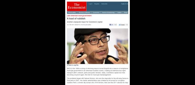 The Economist dio palo a Petro