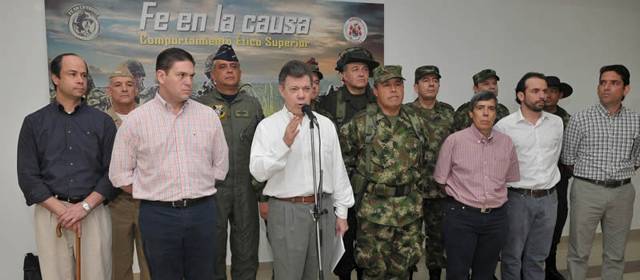 A 35 ascienden guerrilleros de las Farc abatidos en Meta | Cortesía Presidencia | El Gobierno Nacional anunció este lunes un duro golpe contra las Farc, al dar de baja a 32 guerrilleros en Meta.
