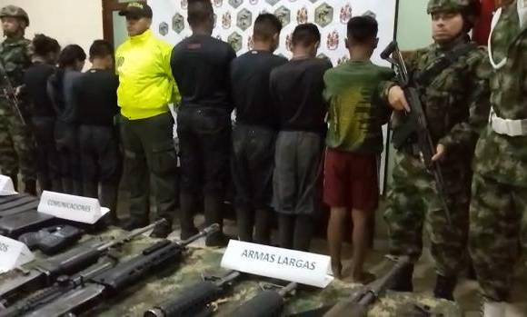 Los menores fueron puestos a disposición de las autoridades competentes. FOTO: Cortesía