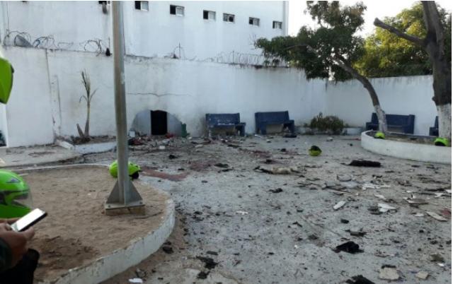 Atentado en Barranquilla. Foto: Cortesía