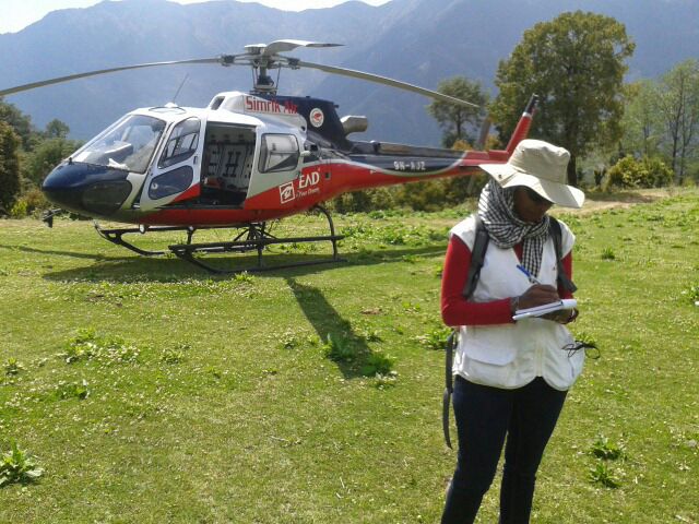Rubis ingresó como personal internacional a MSF desde 2009. FOTO CORTESÍA