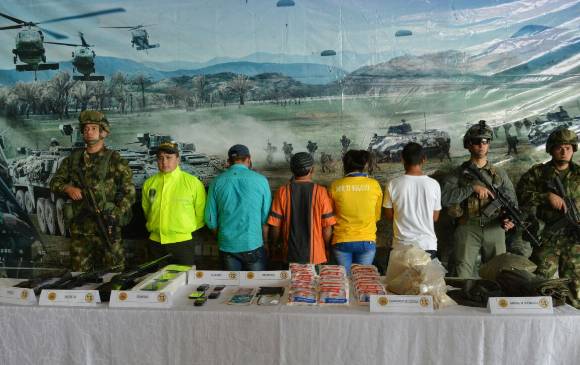 El último operativo registrado contra disidencias de Farc se presentó hace dos meses, cuando fueron capturados 9 integrantes del frente Séptimo. FOTO: Colprensa