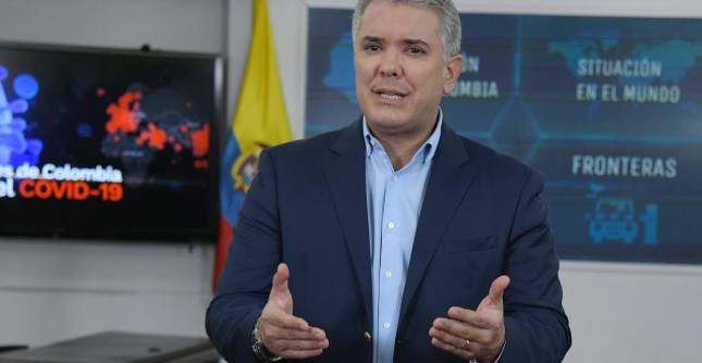 Iván Duque, presidente de Colombia. FOTO: COLPRENSA