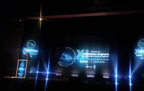 Aspecto de la gala. FOTO: TWITTER SEMANA