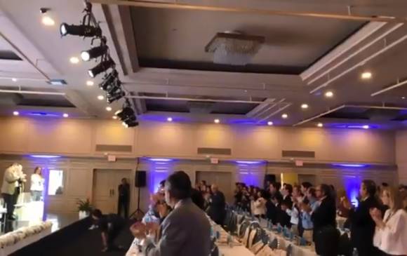 Aspecto de la reunión de la SIP. Twitter Andrés Mompotes