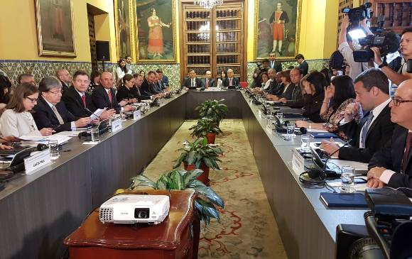 ReuniÃ³n del Grupo de Lima en Lima, PerÃº, Para hablar de la situaciÃ³n en Venezuela. FOTO ARCHIVO COLPRENSA