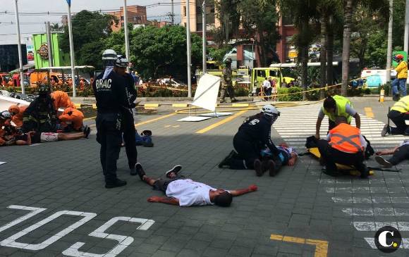 En redes sociales los colombianos reportaron cómo vivieron el sexto Simulacro Nacional. FOTO: JULIO CÉSAR HERRERA