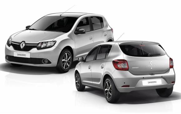 El Renault Sandero tiene buen tamaño y buena altura sobre el piso. FOTO CORTESÍA