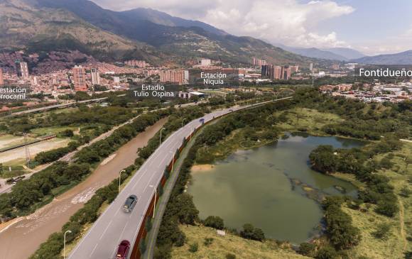 La obra aún no tiene tiempos de finalización. Amva y Alcaldía de Medellín esperan iniciarla en agosto. FOTO render Cortesía AMVA