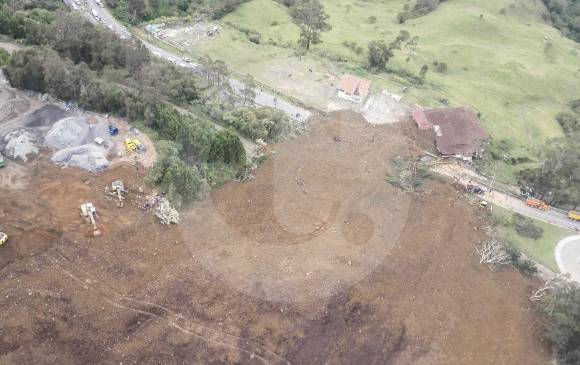 El hecho ocurrió a 800 metros del túnel. FOTO JAIME PÉREZ