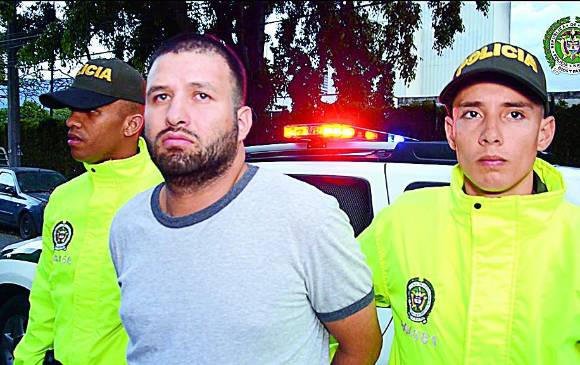 Diego Alejandro Betancur Morales, alias “Polo”, capturado por las autoridades. FOTO CORTESÍA POLICÍA METROPOLITANA