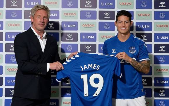 Everton firma renacer de James Rodríguez