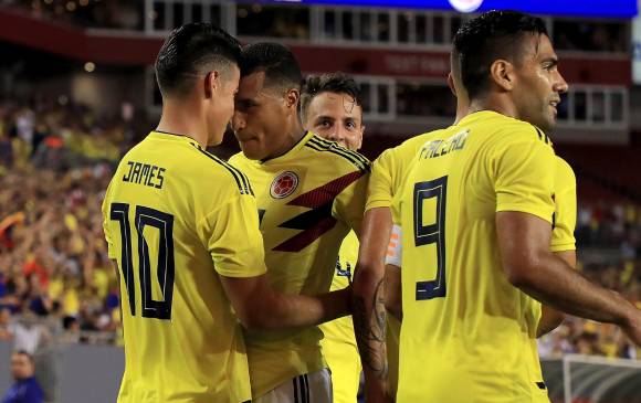 James llegó a 22 goles y es el tercer goleador histórico de Selección Colombia. FOTO: AFP