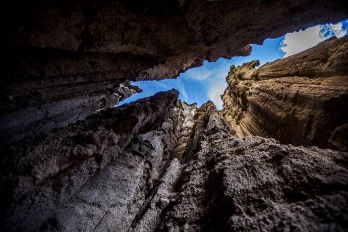 Los Estoraques fueron declarados Área Natural Única en 1988. Foto: Julio César Herrera.