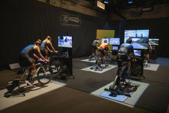 La competencia contó con la transmisión en directo por el canal Teleantioquia. Foto: Edwin Bustamante