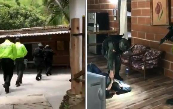 Captura de video, Policía Antinarcóticos.