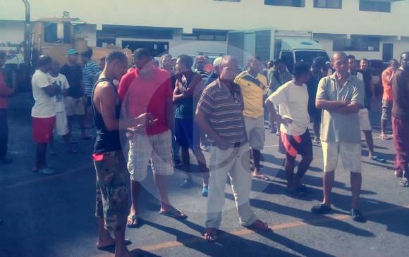 Presos colombianos durante el conteo matutino. FOTO: EL COLOMBIANO Presos colombianos durante el conteo matutino. FOTO: EL COLOMBIANO