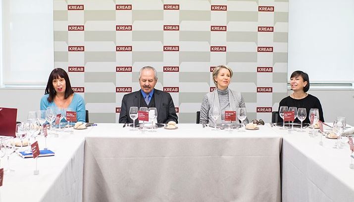 En la foto de izquierda a derecha: María Jimena Duzán, Darío Arizmendi, Claudia Gurisatti y la Directora de EL COLOMBIANO, Martha Ortíz Foto: Cortesía @Espana_Colombia