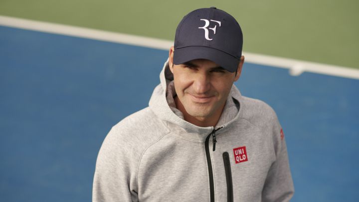 Federer celebra el regreso del icónico logo que había perdido