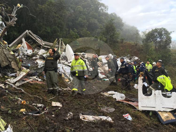 Todas las imágenes del accidente del vuelo de Chapecoense Todas las imágenes del accidente del vuelo de Chapecoense
