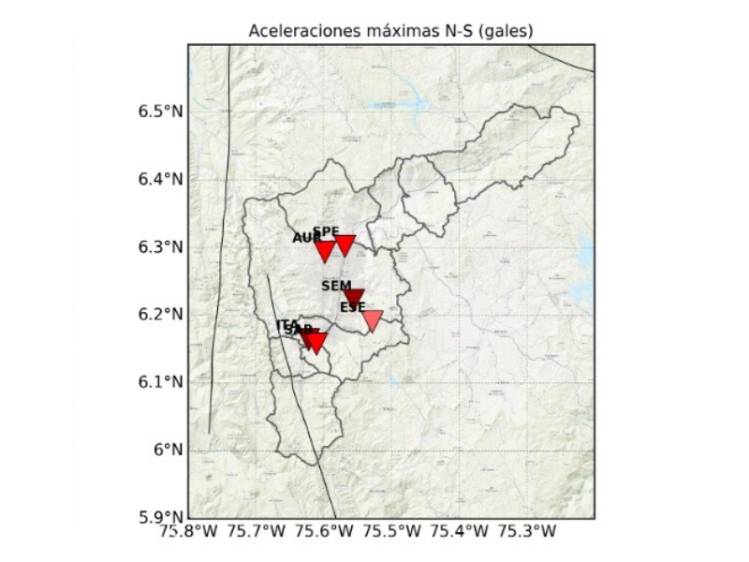 Los lugares del Valle de Aburrá donde más fuerte se sintió ...