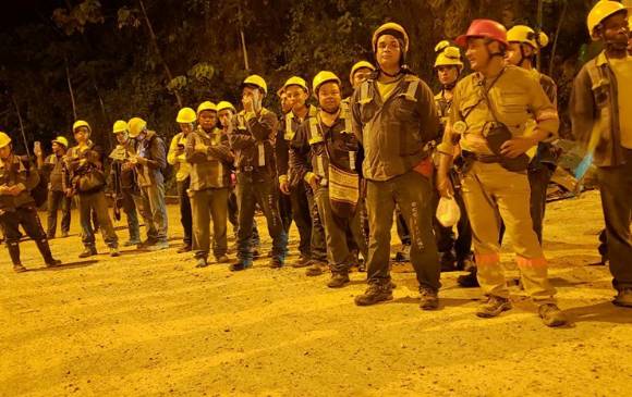 El primer simulacro evacuación se cumplió como estaba programado. FOTO CORTESÍA EPM