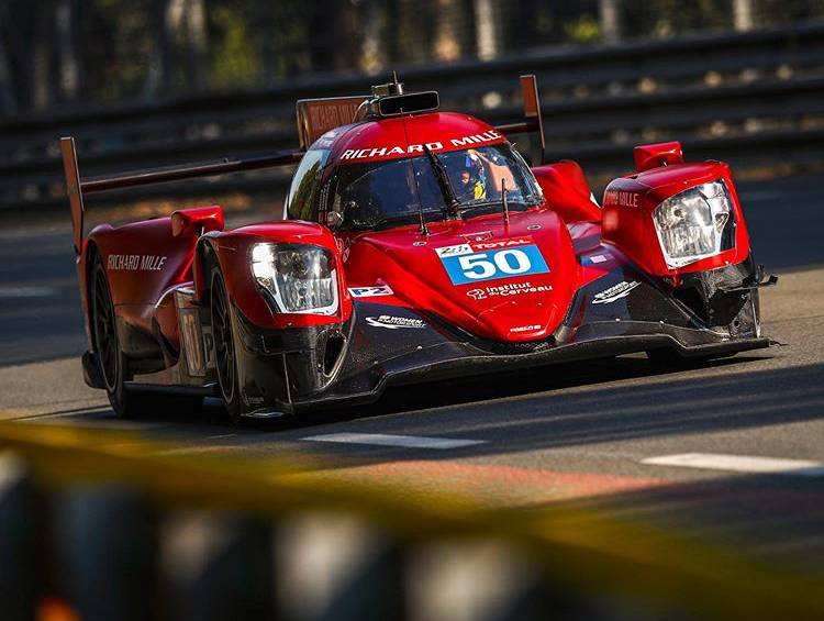 Tatiana Calderón condujo el Oreca Gibson 07 #50 en cuatro turnos en las 24 Horas de Le Mans. FOTO Instagram @RichardMille 