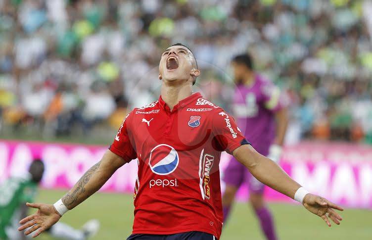 Leonardo Castro, atacante del DIM. Foto Juan A. Sánchez