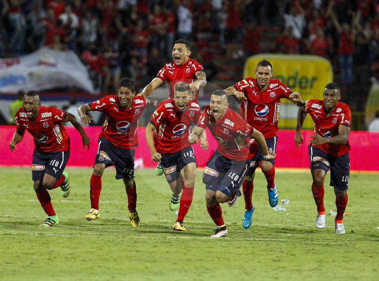 Al final, Medellín derrotó 8-7 a Cortuluá en la tanda de penaltis y quedó listo para disputar la final de la Liga. FOTO Jaime Pérez Munévar