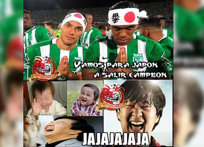 Los memes del partido entre Nacional y Kashima Antlers