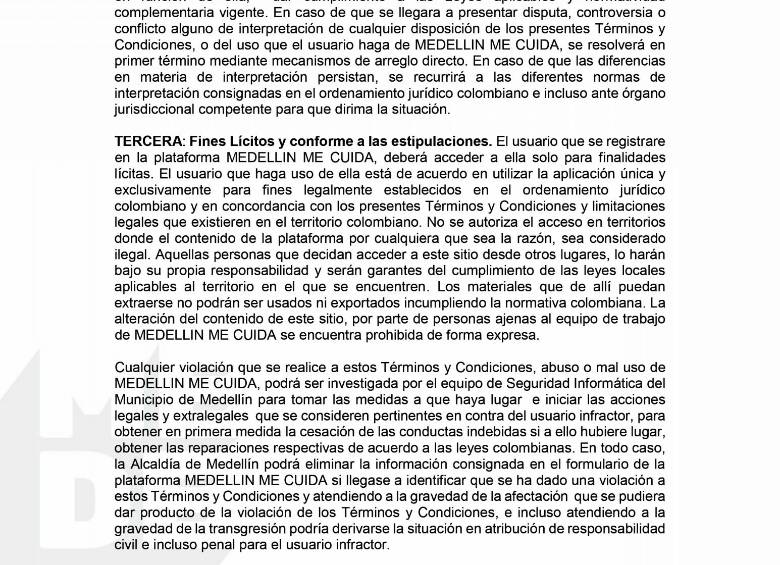 ¿Están seguros sus datos en Medellín Me Cuida?