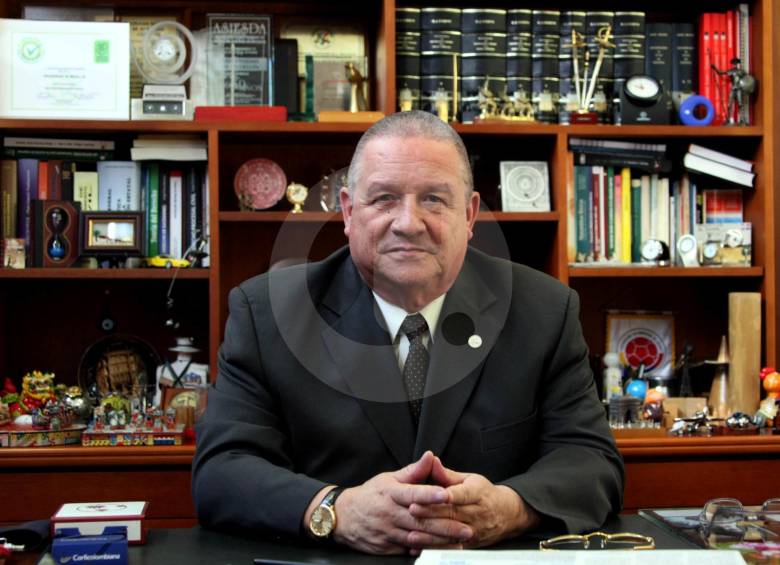 Néstor Hincapié Vargas, exrector de la U. de M. FOTO ARCHIVO