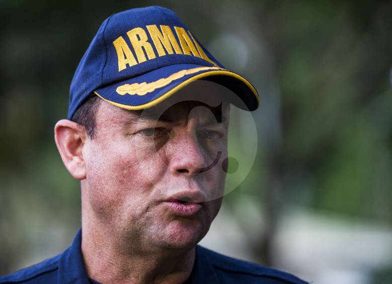 Grisales, Capitán de Navío de la Armada. FOTO JULIO CÉSAR HERRERA.