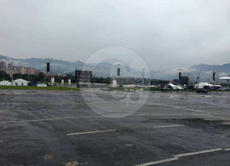 En tres horas, una parte del Olaya Herrera ya se ve así. FOTO RICARDO MONSALVE