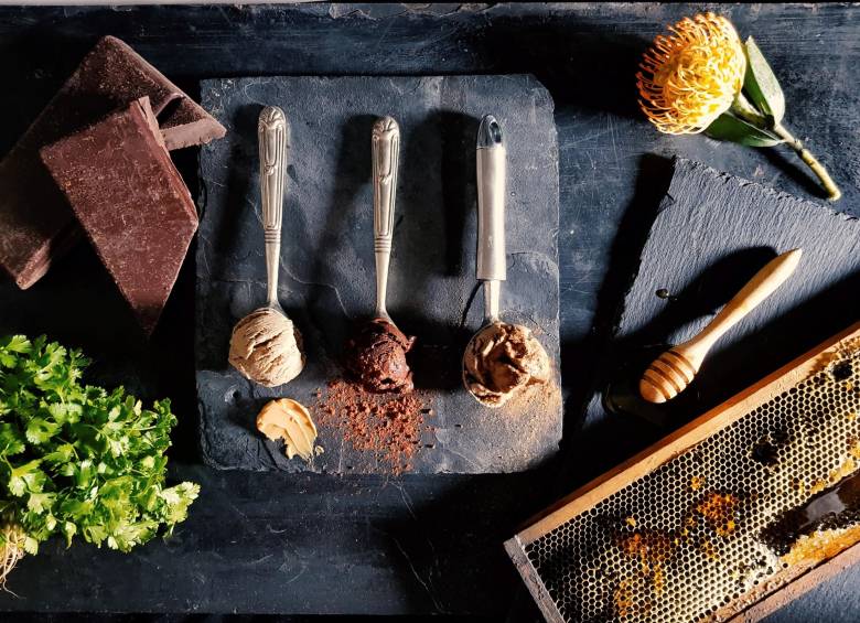 Fotografía facilitada por Gourmet Grubb que muestra el helado entomilk. FOTO EFE