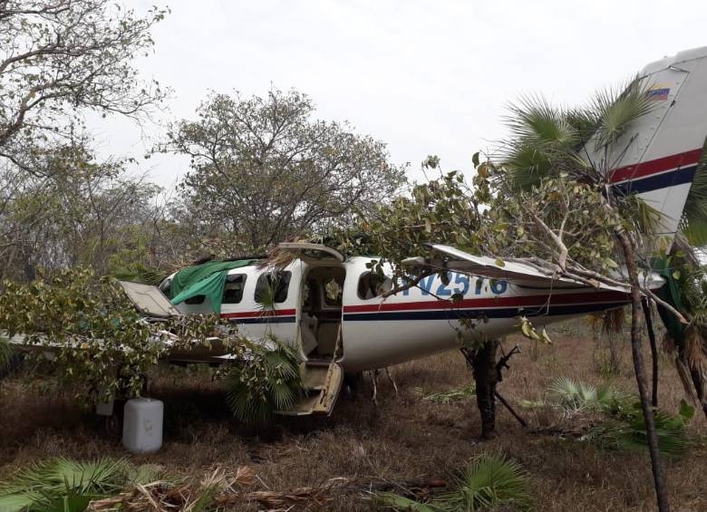 Neutralizaron tres aeronaves al servicio del narcotráfico. FOTO: Cortesía 