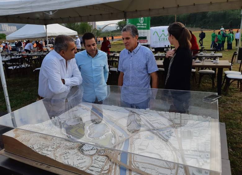 Montoya y Roberto José Guerrero, orgullosos por construcción del Central Park