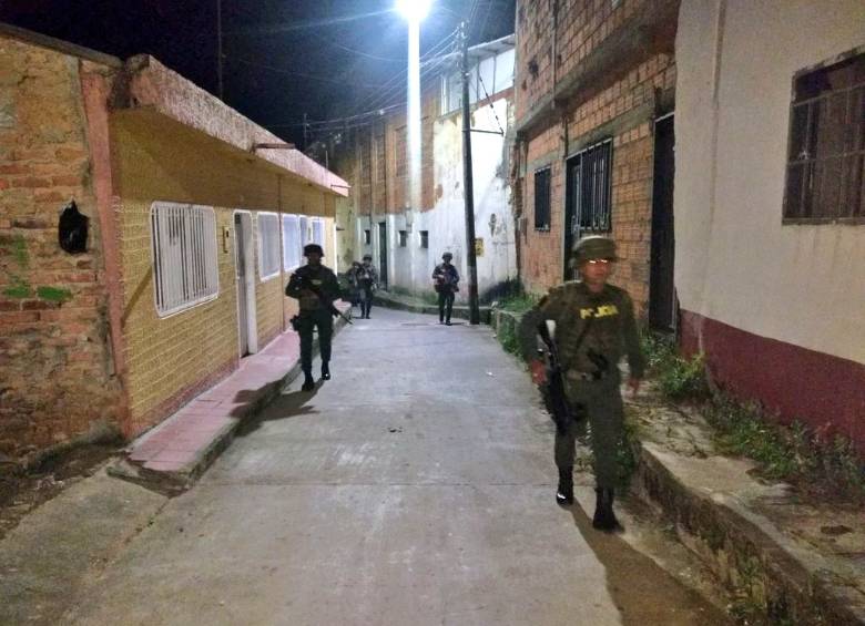 Operativos de seguridad en Convención, Norte de Santander. Foto Colprensa