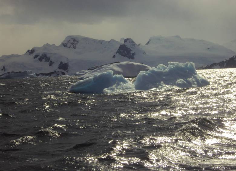 La composición química del océano Glaciar Antártico cambiará tan rápido en la próximas décadas por el aumento de la concentración de dióxido de carbono en la atmósfera. FOTO COLPRENSA