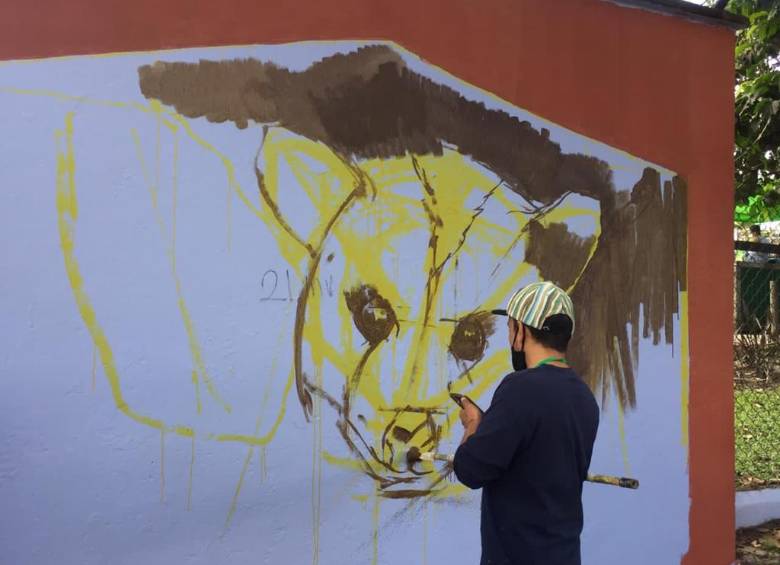 Con arte urbano, la avenida Guayabal cambia de cara 