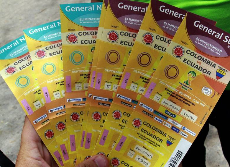Boletas Colombia vs Ecuador se venderán desde este lunes
