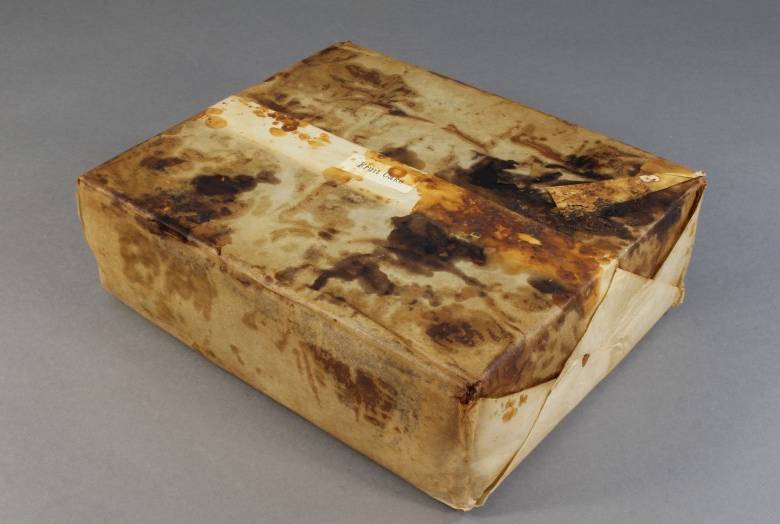 La torta tiene aproximadamente 106 años. FOTO Cortesía Antarctic Heritage Trust 
