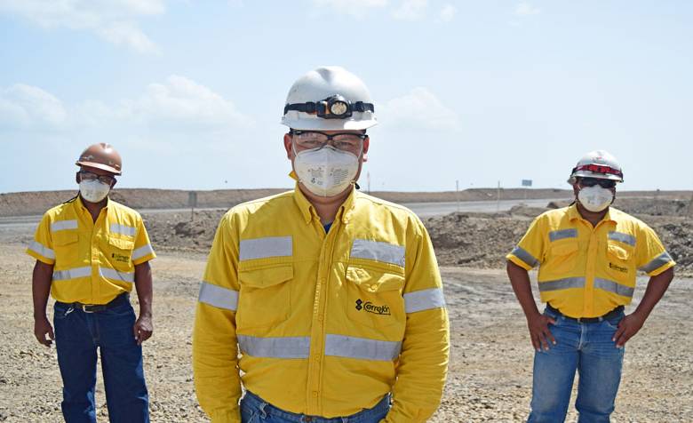 La suspensión de las operaciones afectaría la forma en la que Cerrejón ha venido entregando la ayuda a las comunidades étnicas y a La Guajira durante la emergencia provocada por la covid-19. Foto cortesía Cerrejón