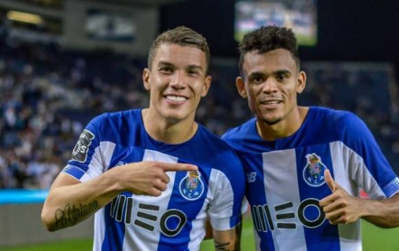 Luis Díaz y Mateus Uribe fueron inicialistas este sábado con el Porto. FOTO CORTESÍA PORTO Luis Díaz y Mateus Uribe fueron inicialistas este sábado con el Porto. FOTO CORTESÍA PORTO