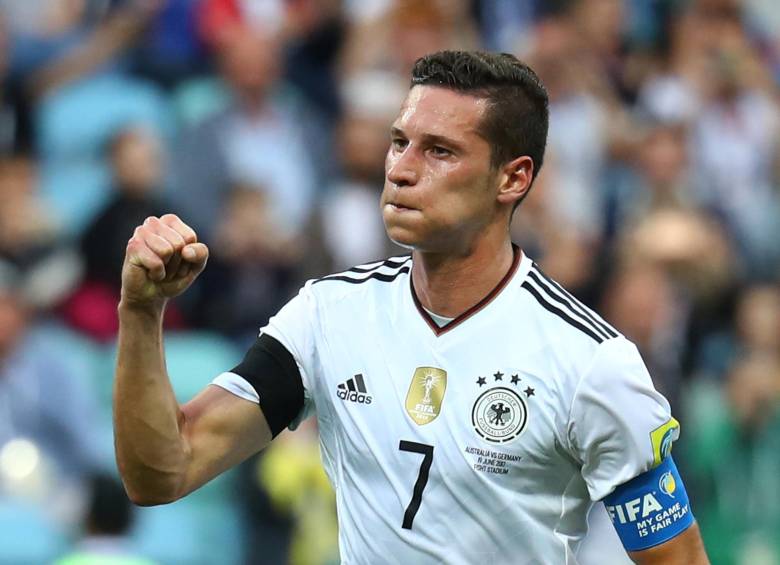 Julian Draxler es uno de los tres campeones del mundo en la nómina y es el capitán. Es jugador del PSG de Francia. FOTO efe