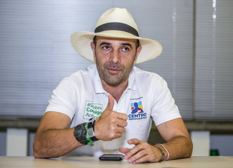 Andrés Guerra regresará a la Asamblea de Antioquia.FOTO Juan Antonio Sánchez