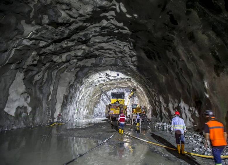La excavación del segundo túnel de Occidente va en un 87 %. FOTO: JUAN ANTONIO SÁNCHEZ
