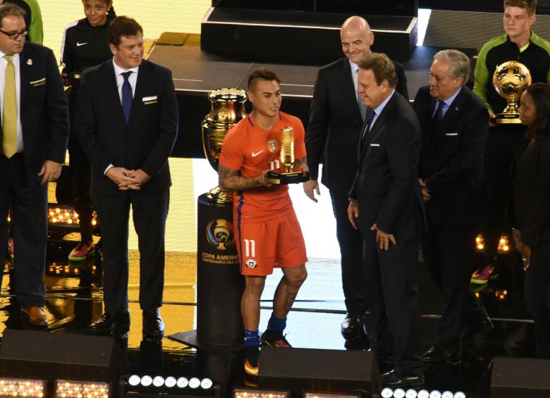 El atacante Eduardo Vargas, con 6 tantos, se consagró como el artillero de la competencia, algo que ya había logrado junto con el peruano Paolo Guerrero en la edición 2015.