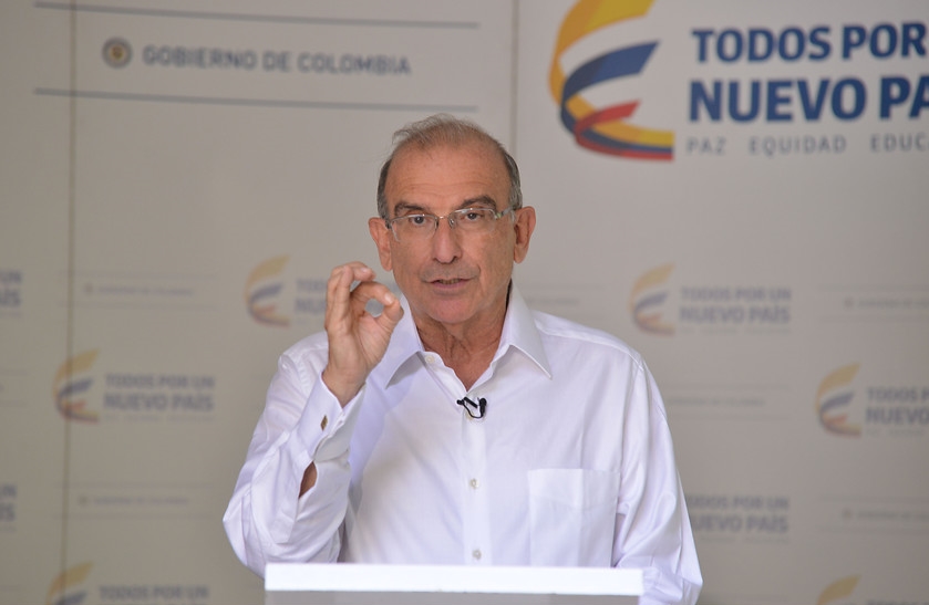 Humberto de la Calle, jefe negociador del Gobierno en La Habana. FOTO Colprensa